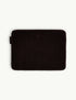 Brown Quilted Velvet Laptop Case