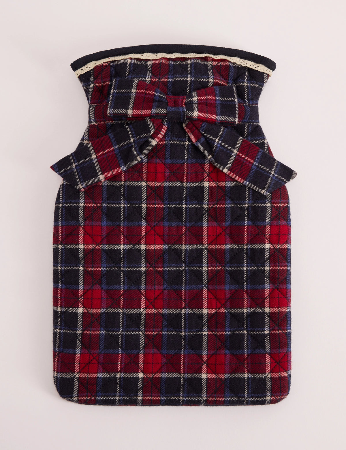 Bow Detail Hot Water Bottle Cover