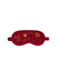Red Celestial Embroidered Eyemask