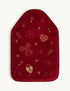 Red Celestial Embroidered Hot Water Bottle