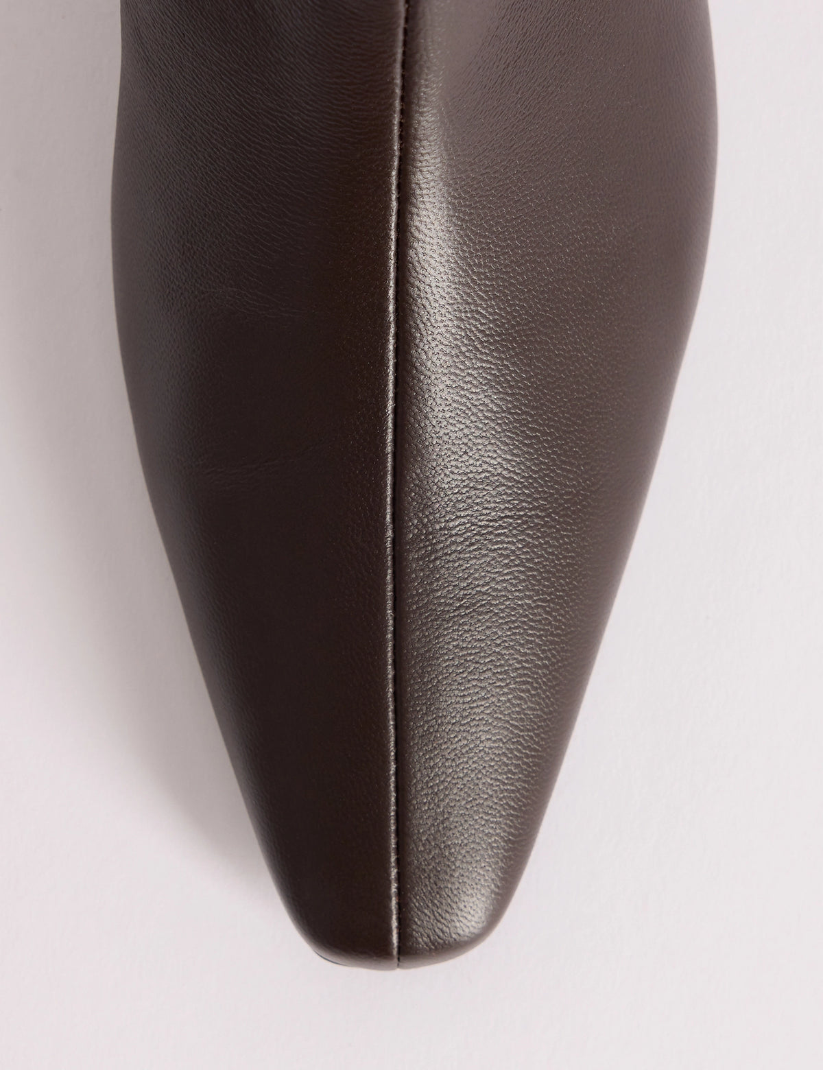Brown Slouched Knee High Boots