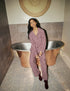 Burgundy Gingham Pyjama Set