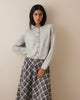 Grey Marl Patch Pocket Cardigan