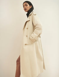 Cream Okasan Trench Coat