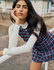 Ivory High Neck Jersey Top