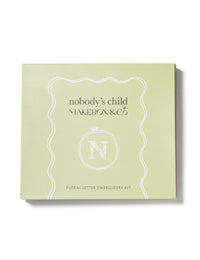 MakeBox Floral Letter Embroidery Kit