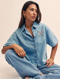 MakeBox Floral Letter Embroidery Kit