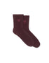 Red Ribbed Socks