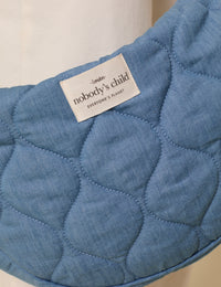 Blue Denim Denim Sling Bag