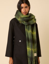 Green Check Scarf
