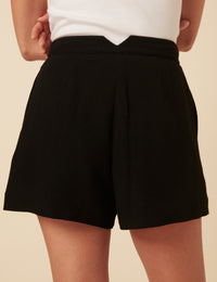 Black Audrey Tailored Shorts
