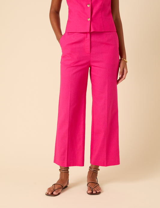 Image of Pink Tailored Trousers