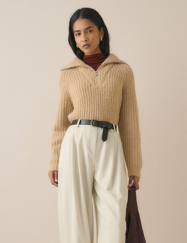 Cream  Chunky Knit Jumper