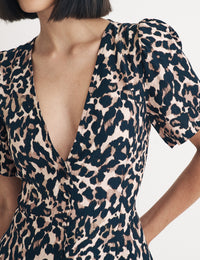 Leopard Print Ellen Mini Dress