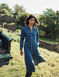 Denim Graceland Midi Shirt Dress