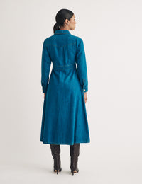 Denim Graceland Midi Shirt Dress