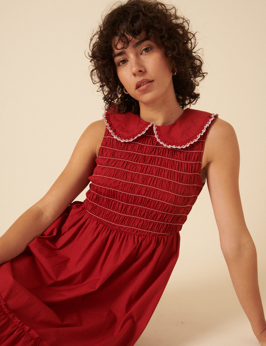 ruched collar dress Soft Rib Ruched Collar Dress udelny.com