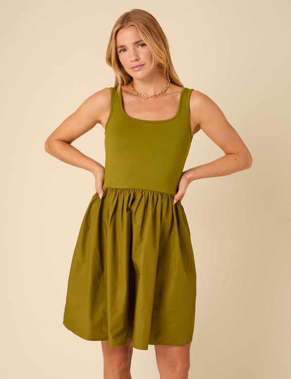 Green Colorado Mini Dress