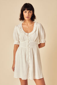 White Flossie Mini Dress