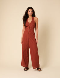 Burnt Orange Seema Jumpsuit