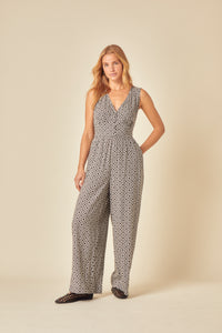 Black Printed Starlight Jumpsuit