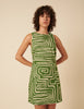 Green Abstract Palermo Mini Dress