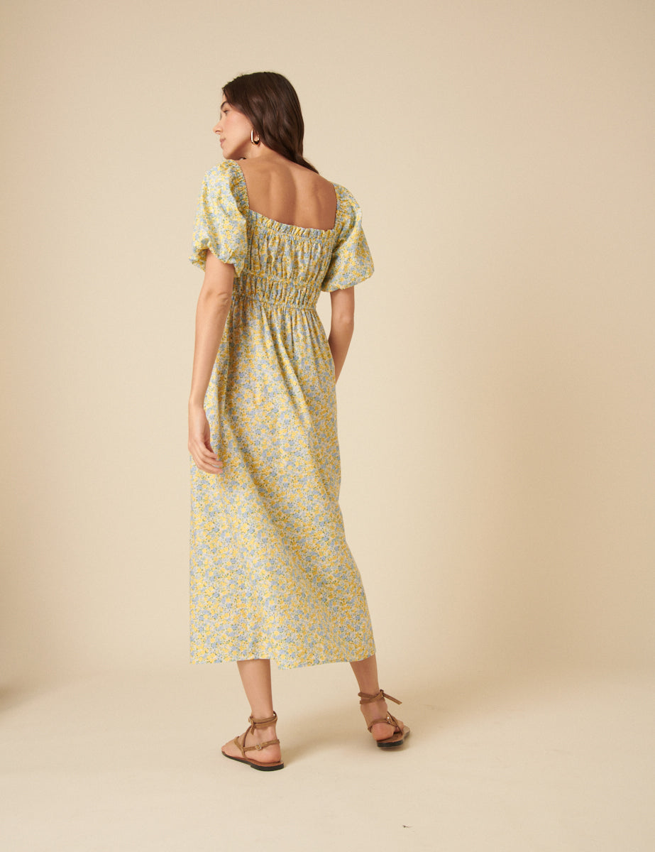 planet gold dresses macy's Planet Gold Juniors' Tiered Buckle Trim Maxi Dress - Mustarad