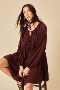 Brown Axel Mini Dress
