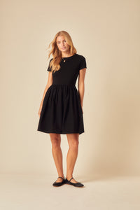 Black Scoop Back Sarah Mini Dress