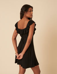 Black Frill Libby Mini Dress