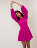Pink Balloon Sleeve Ava Mini Dress