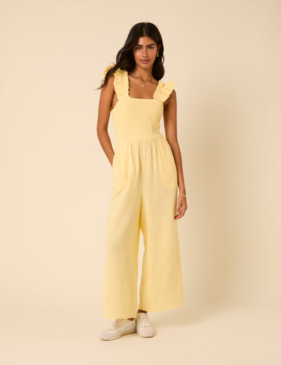 Butter Yellow Maya Jumpsuit