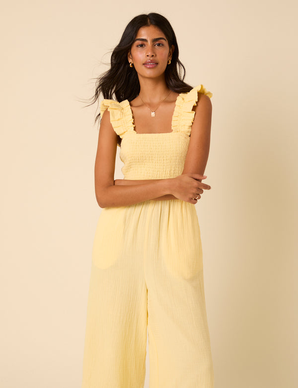 Butter Yellow Maya Jumpsuit