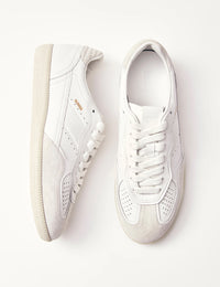 Alohas Rife Light Grey Leather Trainers