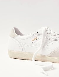 Alohas Rife Light Grey Leather Trainers