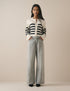 Grey Wide Leg Stepney Loose Jeans