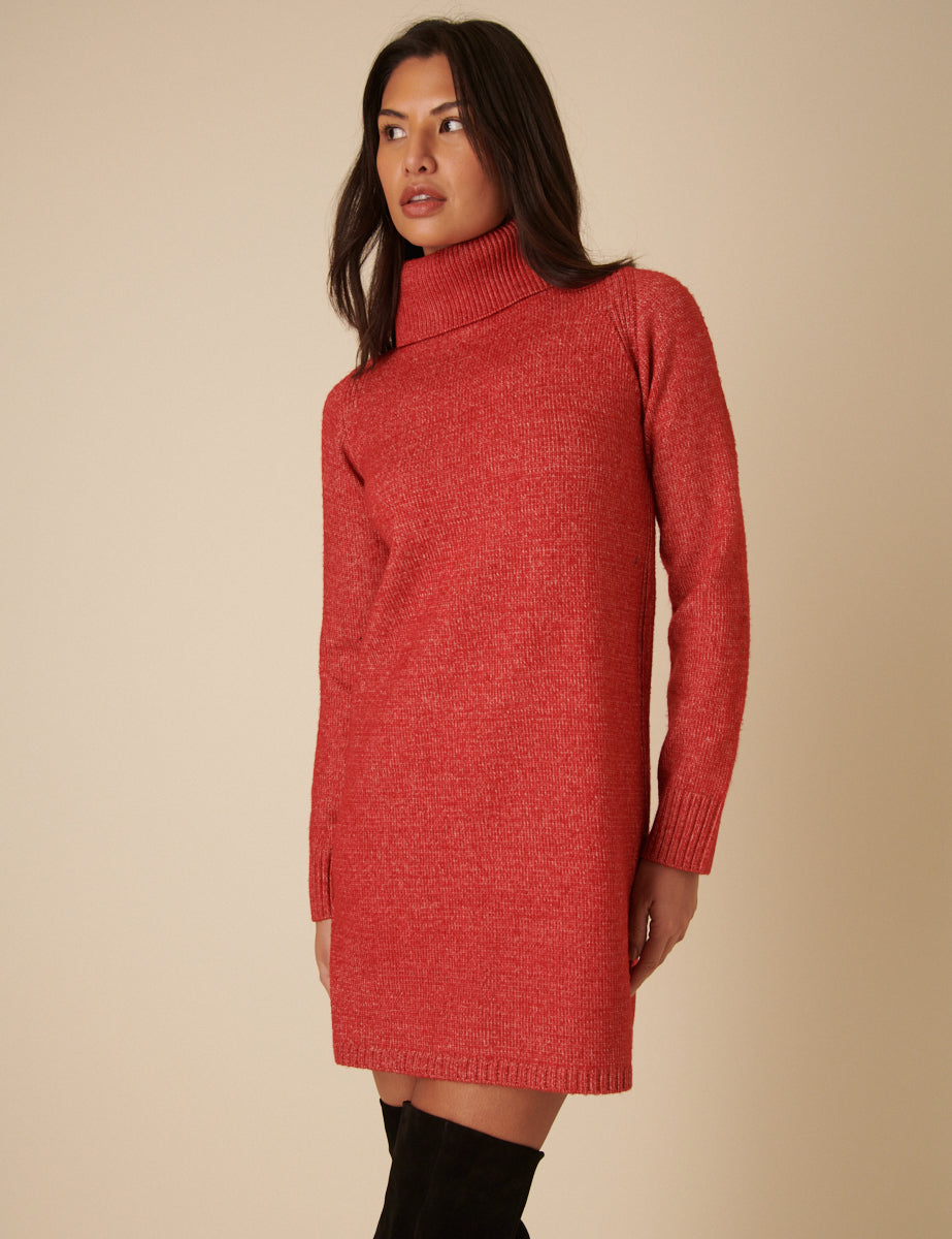 roll neck knitted jumper dress Buy Sosandar Grey Roll Neck Rib Jumper Dress from Next USA