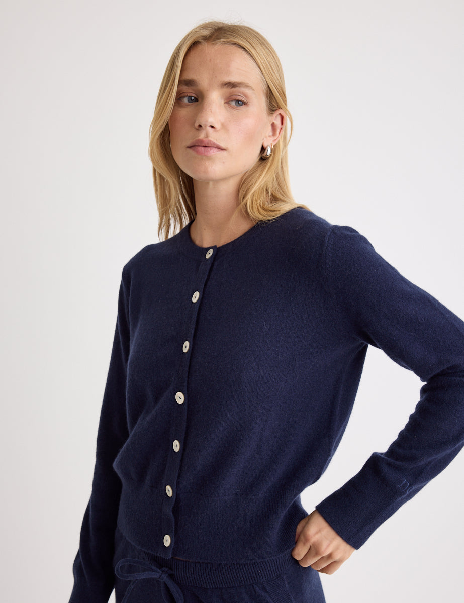 Navy Heritage Cashmere Set – Caay Shop