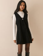 Black Cord Nila Shift Mini Dress