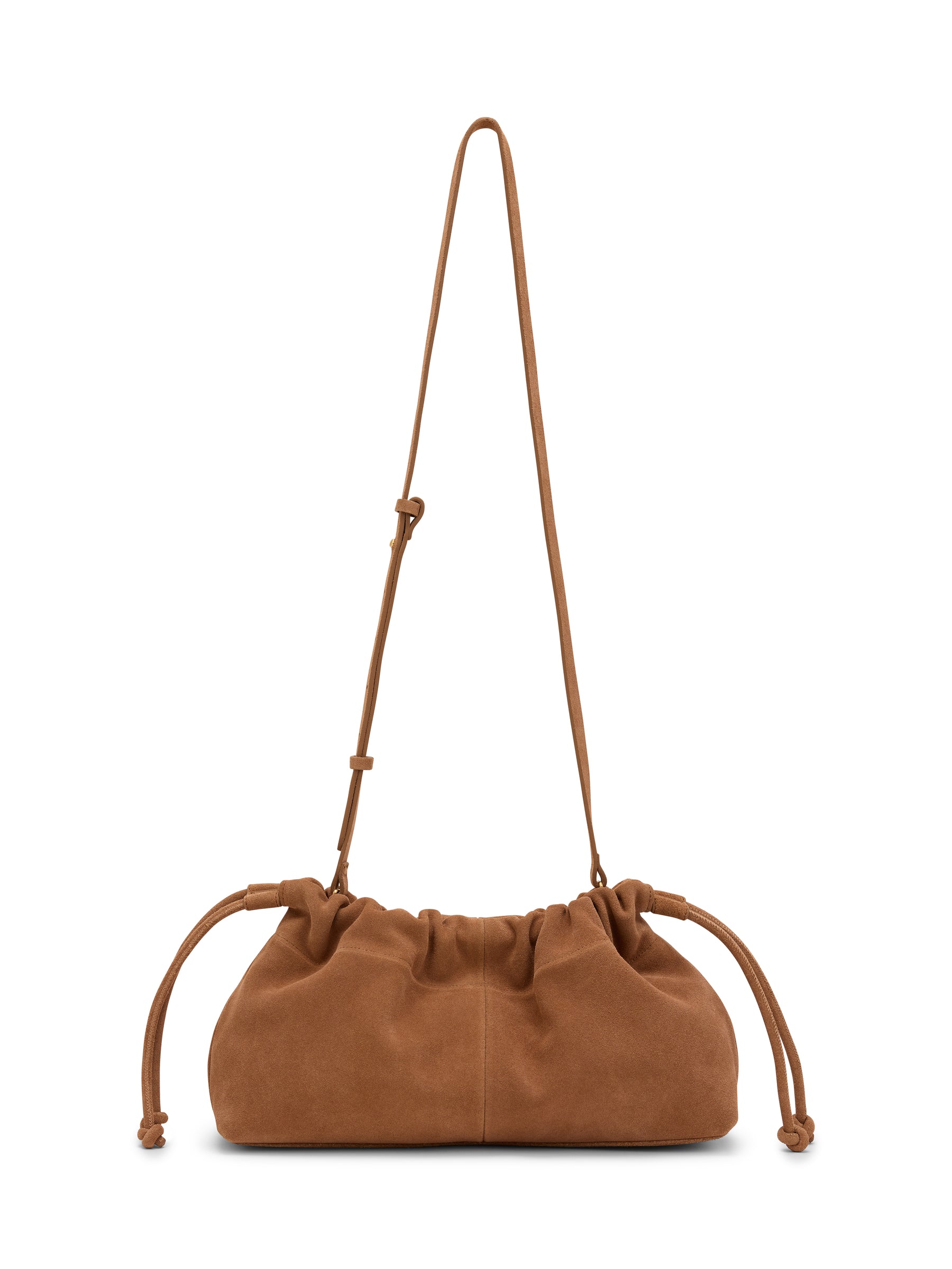 Tan Slouch Clutch Bag