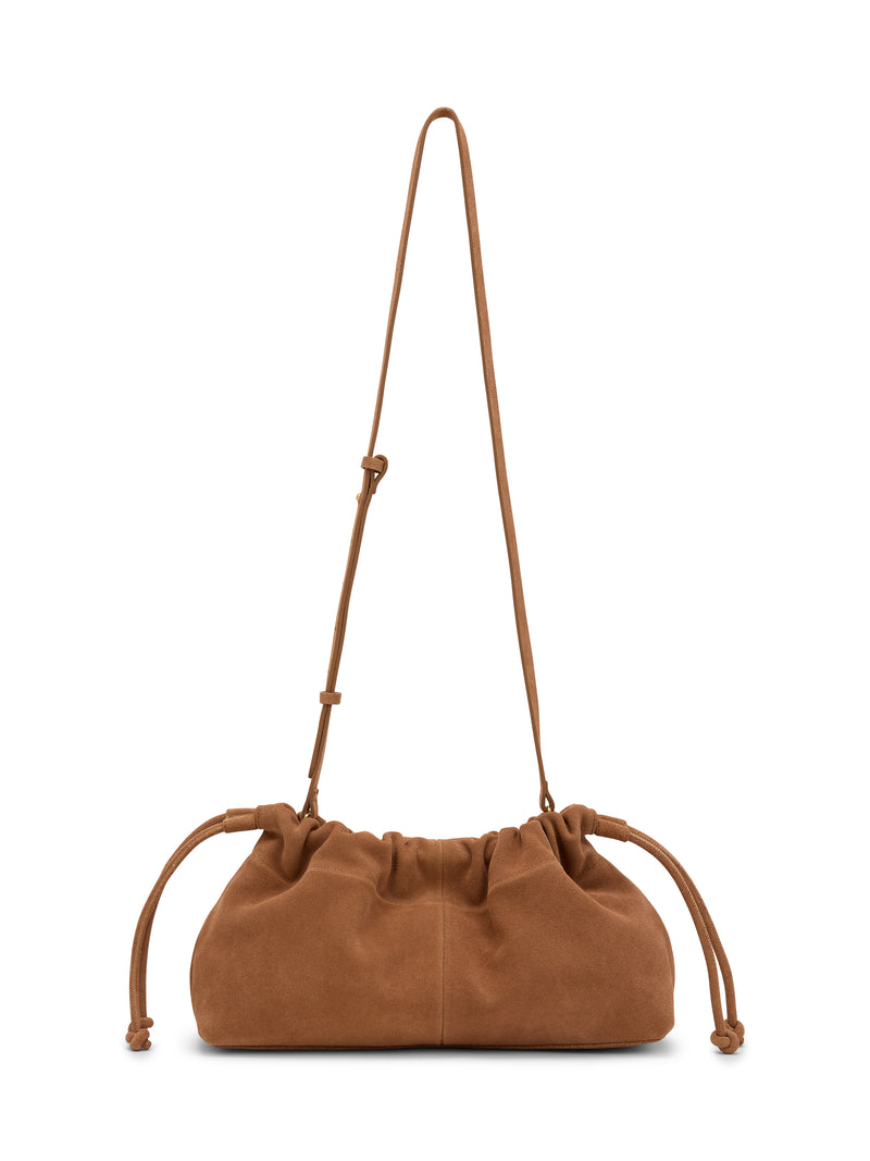 Tan Slouch Clutch Bag