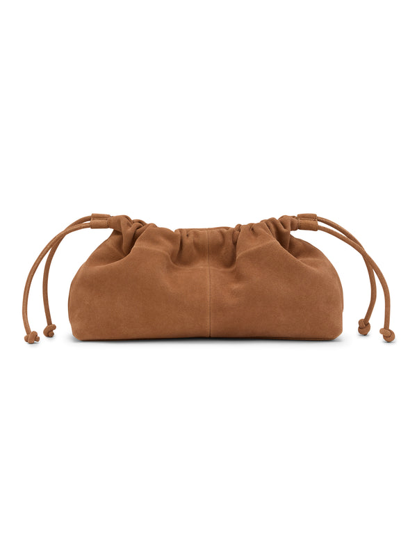 Tan Slouch Clutch Bag