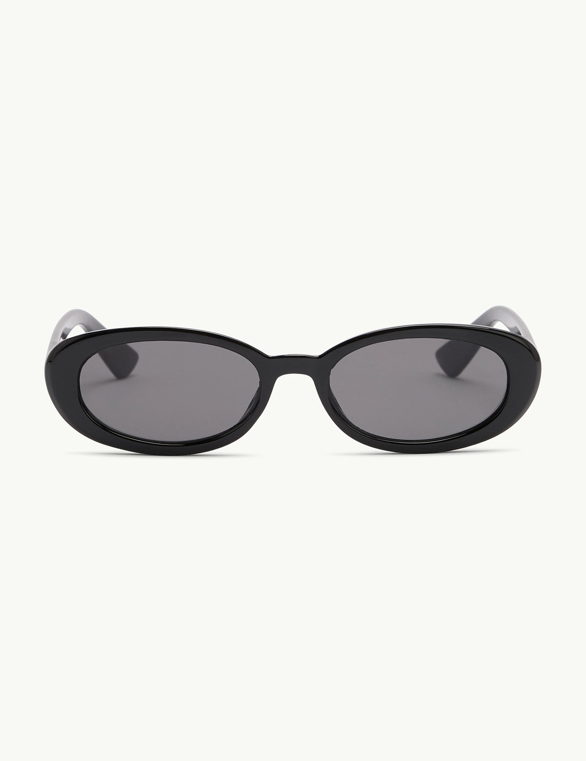 Black Oval Halo Sunglasses