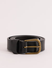 Black Leather Belt