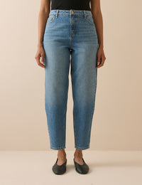 Blue Putney Barrel Leg Jeans