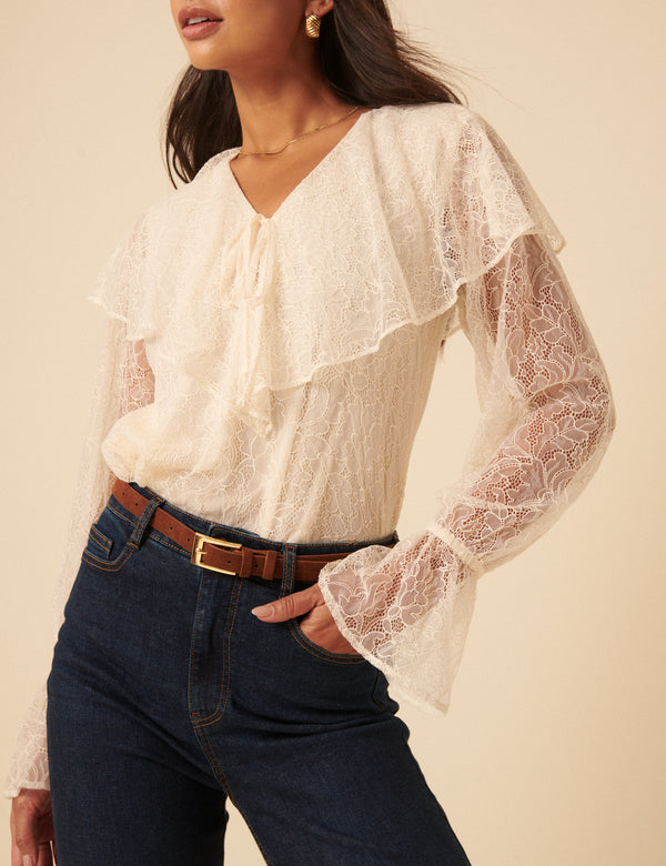 Brown Suede Skinny Belt