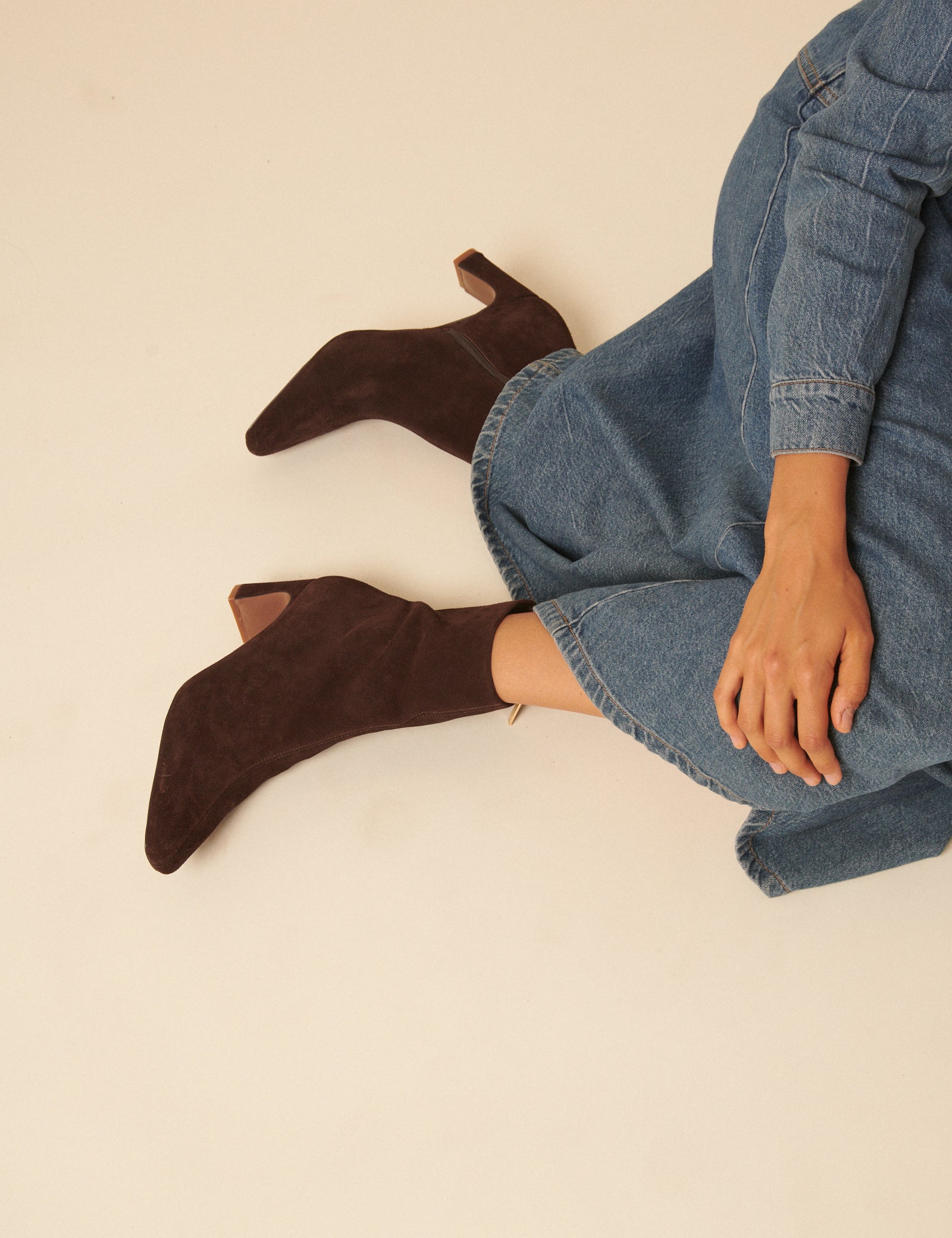 brown suede dress boots The Legend Boot: Rosewood Suede / M43