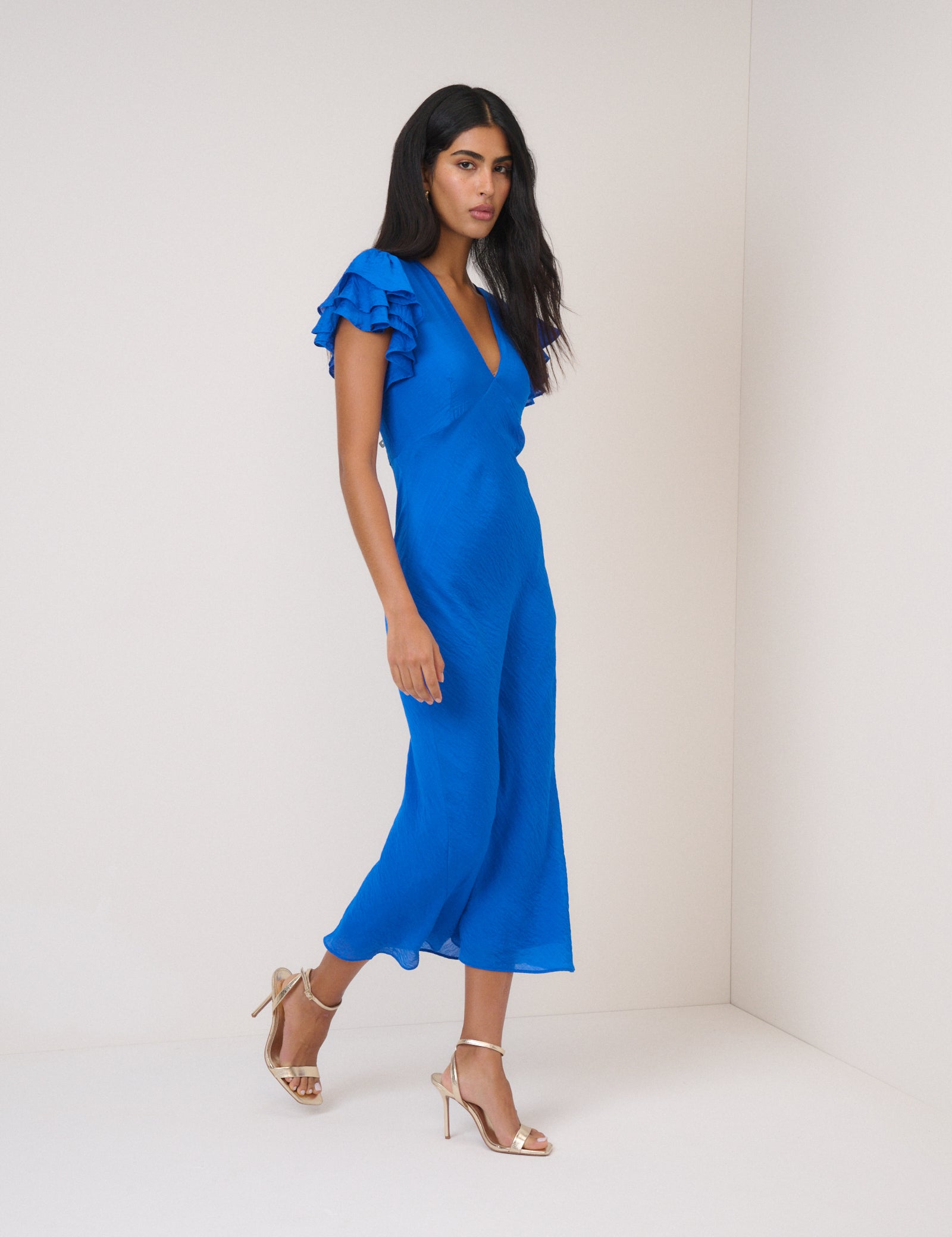 Electric Blue Layla Midi Dress Electric Blue Layla Midi Dress