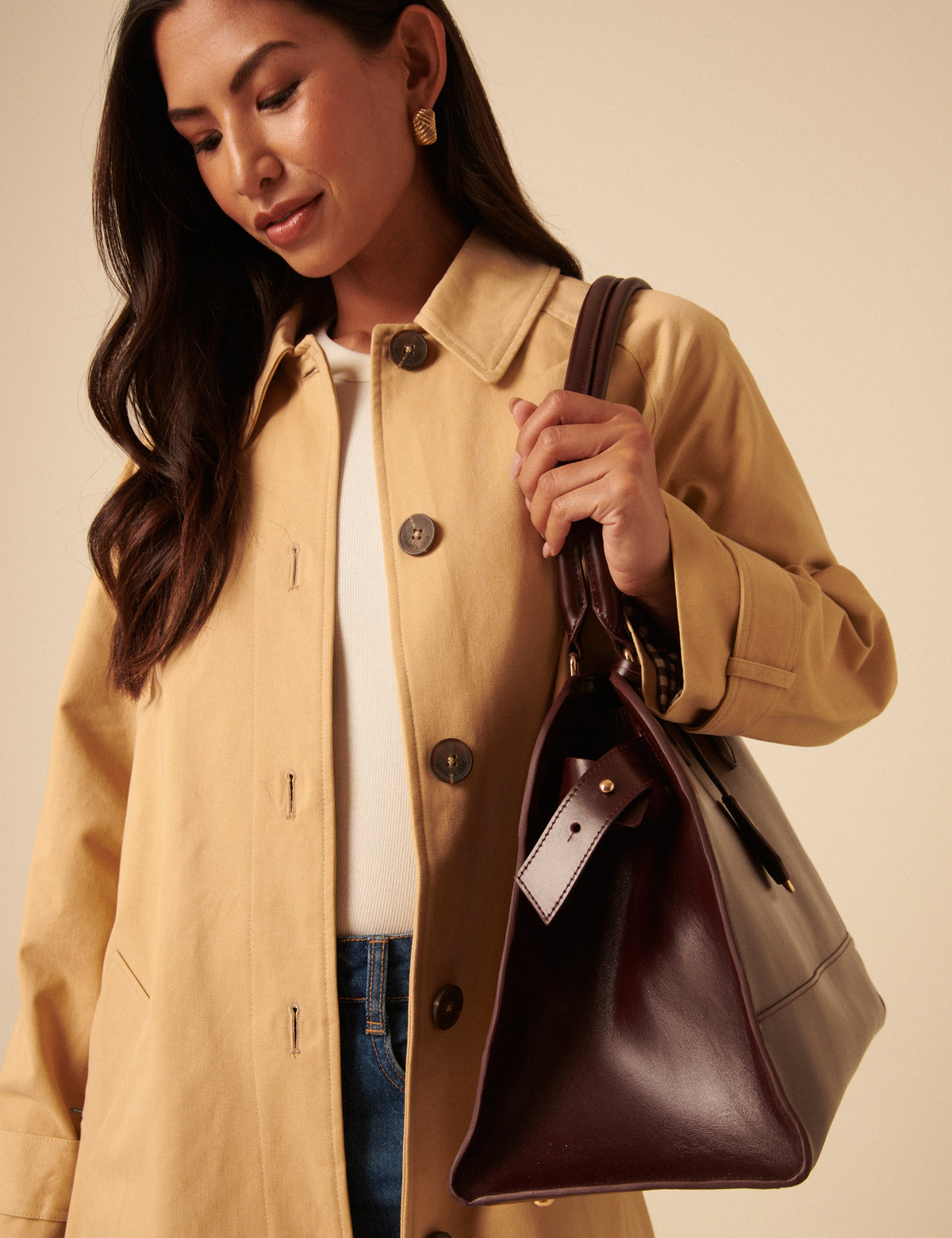 Burgundy Leather Doctors Bag
