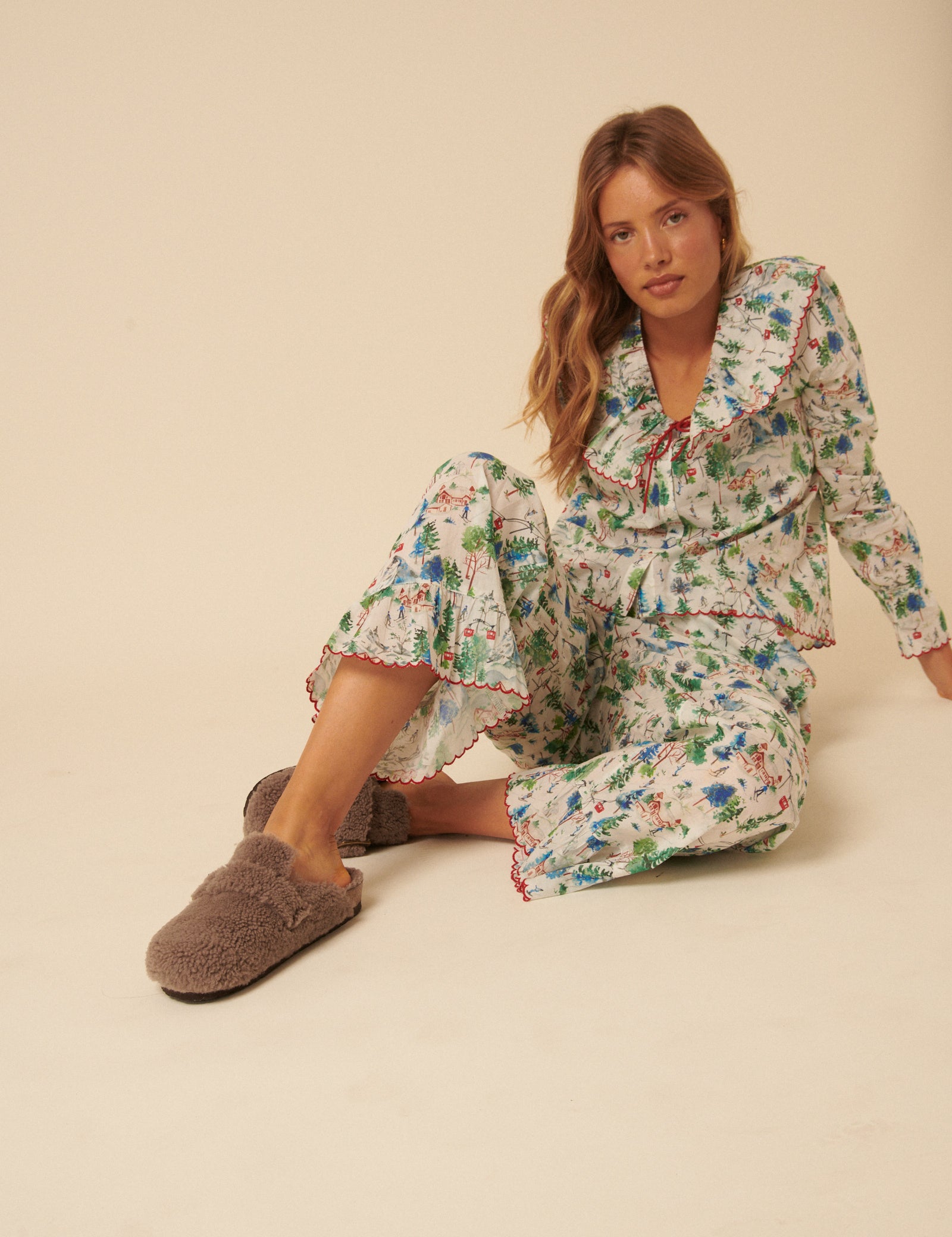 Genuins Stone Sheepskin Slippers